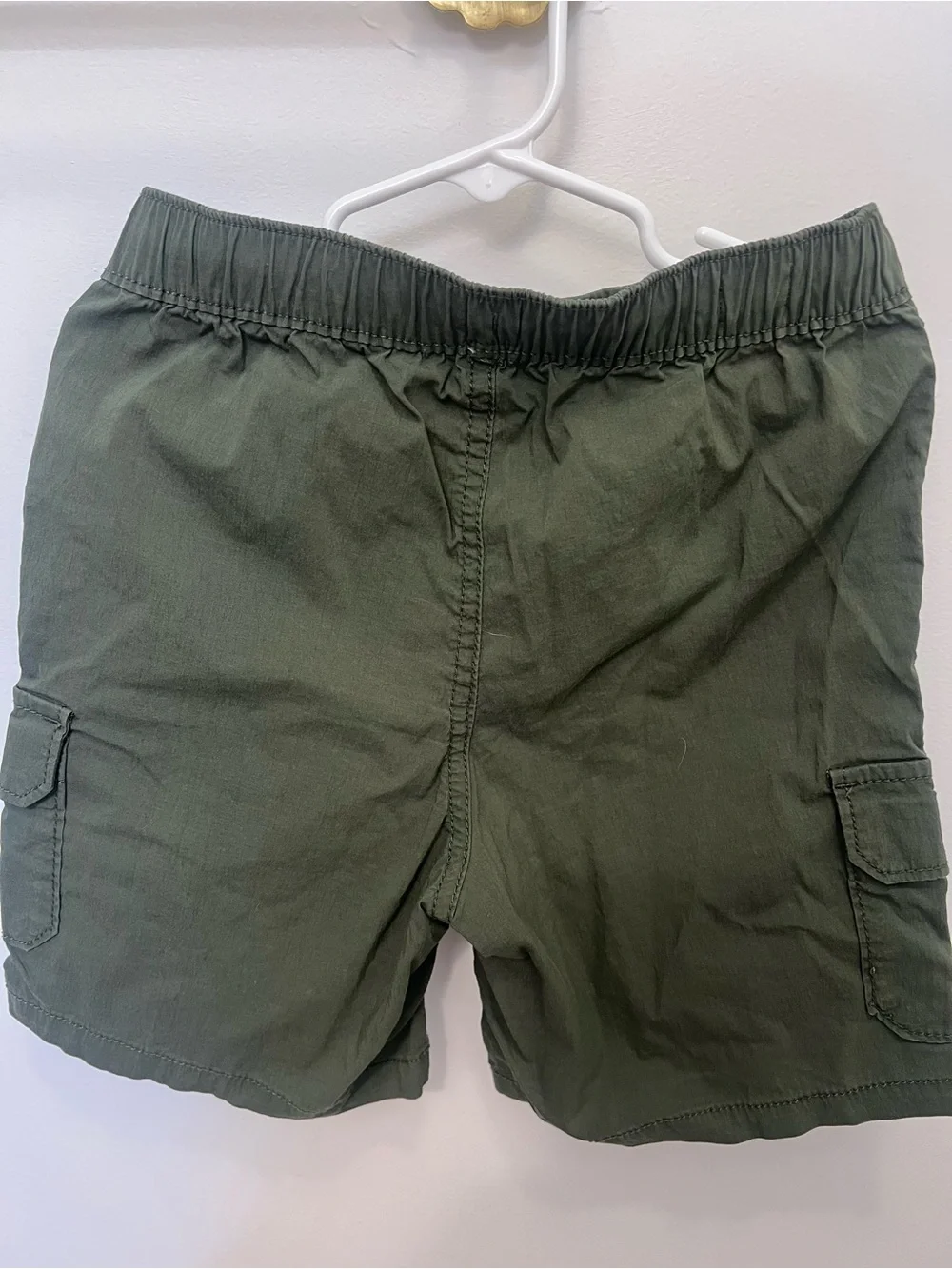 GAP Kids Olive Utility Drawstring Shorts
